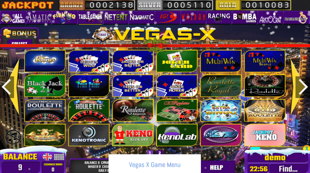 Vegas X Online Casino